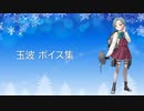 【2022/03/05艦これ実装】玉波 ボイス集