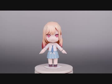 ペーパークラフト　Chibi海夢（着せ恋）