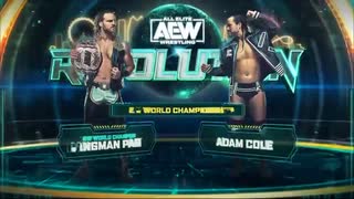 【AEW REVOLUTION】アダム·コール vs ハングマン·アダム·ペイジ(c) AEW世界王座戦