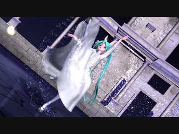 【MMDモデル配布】ロンスカあぴミク/回る空うさぎ【ミクの日2022】