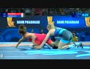 ヘレン・マルーリス vs. ミシェル・ファザーリ 17年世界選手権準決勝 58kg級
