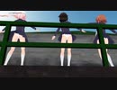 【MMD】白露、時雨、春雨ちゃんが寧々さんのセーラー服で下弦の月に詠う永久を踊る