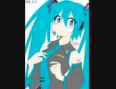 ❨色塗り 第1弾❩3月9日ミクの日ということでミクさんの絵塗ってみました！今回はもげろんさんの線画をお借りしました！