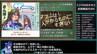 【ゆっくりウマ娘】一コマの元ネタとウマ娘の史実解説　その4【biimシステム】
