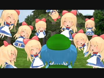 【東方MMD】「こ・う・ま・か・ん」で紅魔館が爆発する話