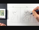 時間によってモモを描き比べてみた【ToLoveる】