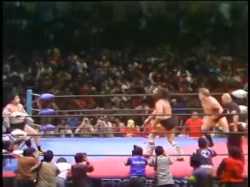 ブルーザー・ブロディ スタン・ハンセン ジャンボ鶴田 ハンセン＆ブロディ vs. 鶴田＆天龍 83年12月12日 全日世界最強タッグ