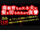 【2ch】毒親育ちのエネ夫に髪を切られたので復讐した話【ヒトコワ】