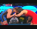 アデリン・グレイ vs. 周倩 15年世界選手権決勝 75kg級