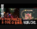 部屋の棚の「R-TYPE FINAL2とR-TYPEの生体洞 凹」を比較してみた。