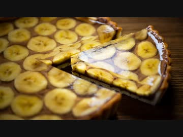 チョコバナナのゼリータルト【お菓子作り】ASMR