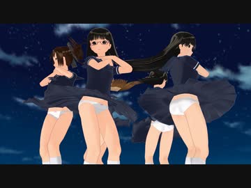 【MMD】てとらーず5人がセーラー服で花のワルツを踊る