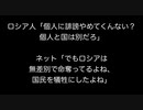 ロシア人「個人に誹謗やめてくんない？個人と国は別だろ」ネット「でもロシアは無差別で命奪ってるよね、国民を犠牲にしたよね」