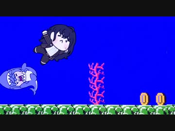 水中ステージに放り込まれた理子ちゃん