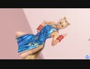 【DoaXvv/マリー】膝立ち・しなりのポーズ/旗抱・青龍 031500