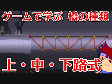 わくわく道路構造物「上路、下路、中路式橋梁」編。【バーチャルいいゲーマー佳作選】