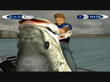 【釣りゲー】ブラックバスを１０倍にして釣ってみた