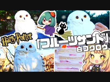 本物！？ハリーポッターの白フクロウを魔理沙がフルーツサンドで再現する【料理】【ゆっくり実況】