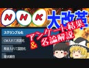 【受信料ヤクザ】NHK改革案 支持率アンケート＆各論解説【スクランブル化／民営化／国営化】【ゆっくり解説】