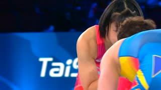 藤波朱理 vs. イウリア・レオルダ 21年世界選手権決勝 女子53kg級