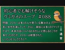 【ウミガメのスープ】　初心者でも解けそうなウミガメのスープ　【水平思考クイズ】　#088　「おかしな女の演技」