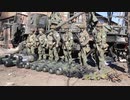 ジャベリン対戦車ミサイルなどを鹵獲するロシア軍