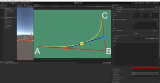 Unity ベジェ曲線