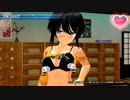 【SENRAN KAGURA】焔　衣装破壊⑤揉〇んで…引っ張って…水かけて…【閃乱カグラ PEACH BEACH SPLASH】