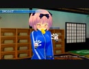 【SENRAN KAGURA】雲雀　黄色のきゅうりを咥えながらスキンシップ＠青ジャージ【閃乱カグラ PEACH BEACH SPLASH】