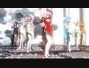 【MMD】チャイナドレス姿の7人のボカロさん達で「ECHO」