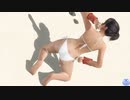 【DoaXvv/なざき】膝立ち・しなりのポーズ/ライザ・ビキニ 032112
