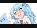 「手描き　切り抜き漫画」ホロライブ　甘えてくるししろんが可愛くて限界化するラミィ