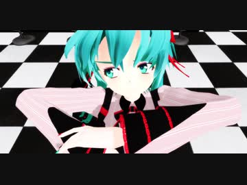 【MMD】らぶ式ミク「背景を断つ」