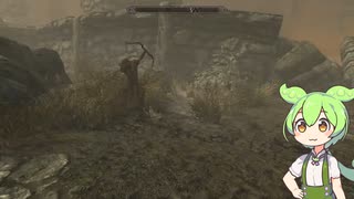 【Skyrim】ずんだもんが行く！召喚魔法だけでスカイリムを生き延びる 1【VOICEVOX実況】