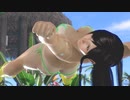 【DOAXVV】こころ　レイニーフロッグ　着崩れ　仰向け　伸び　日焼け跡
