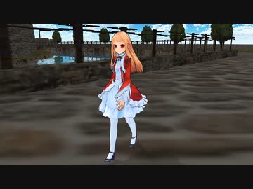 【MMD】レア様が古城をご散策あそばされました