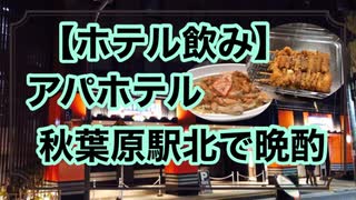 【ホテル飲み】アパホテル秋葉原駅北で晩酌【一人飲み】