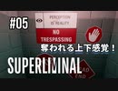 【SUPERLIMINAL】Is my perception reality?【#05: 奪われる上下感覚！】
