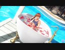 【DoaXvv/かすみ】フラワーバス入浴/紺色のスク水 032412