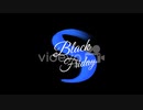 Animation intro text Black Friday on blue fashion and brush background　仲松司