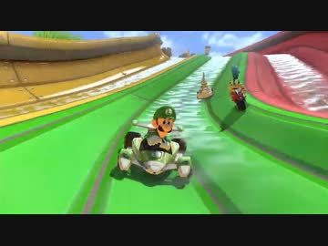 『フリースタイル・トップアイドル！』のoffvocalにマリオカートの映像を合わせただけ