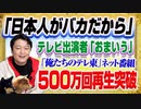 #1349 「日本人がバカだから」とテレビコメンテーターの「おまいう」。テレ東ネットニュースは５００万回再生突破｜みやわきチャンネル（仮）#1499Restart1299