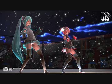【ＭＭＤ】テト＆ミク　de　HYBRID