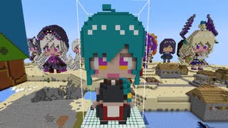 【minecraft】にじさんじ 緑仙の作り方