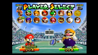 【マリオテニス64】新春テニス大会に挑むおじさん達#1