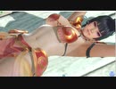 【DOAXVV】 女天狗　ヴィーナス・ヴァルキリー　仰向け　伸び　日焼け跡