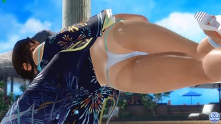 【DOAXVV】 みさき　たまゆら花火　着崩れ　横寝　そりかえり　日焼け跡