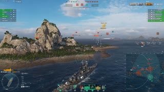 WoWS リプレイ　SAINT-LOUIS 2