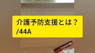 介護予防支援とは？ /  44A