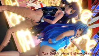 【東方MMD】バニーな紫苑＆天子で【セカイはまだ始まってすらいない】